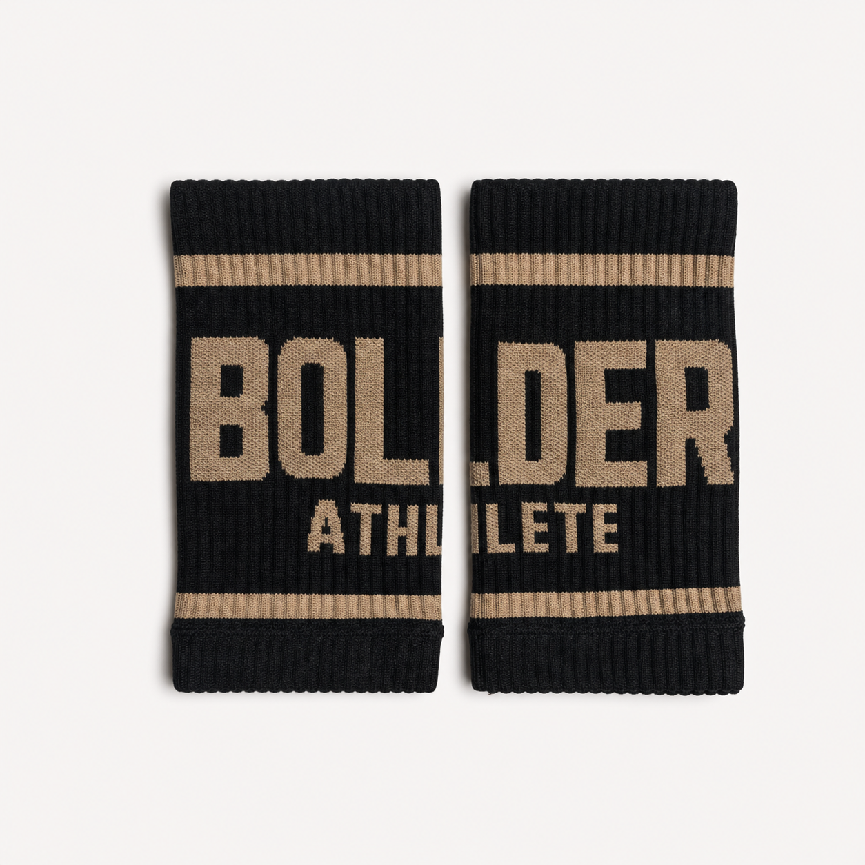 Black Bolder Athlete wrist sweatbands