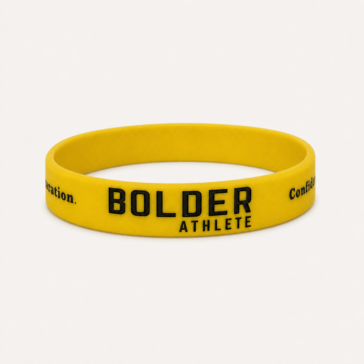 Youth Bolder Athlete plastic wristband