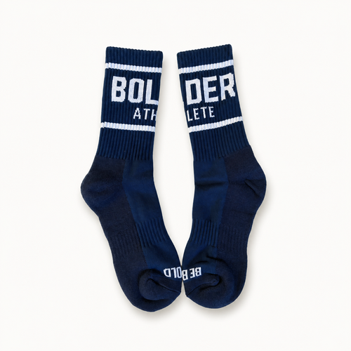 Blue Bolder Athlete socks product photo