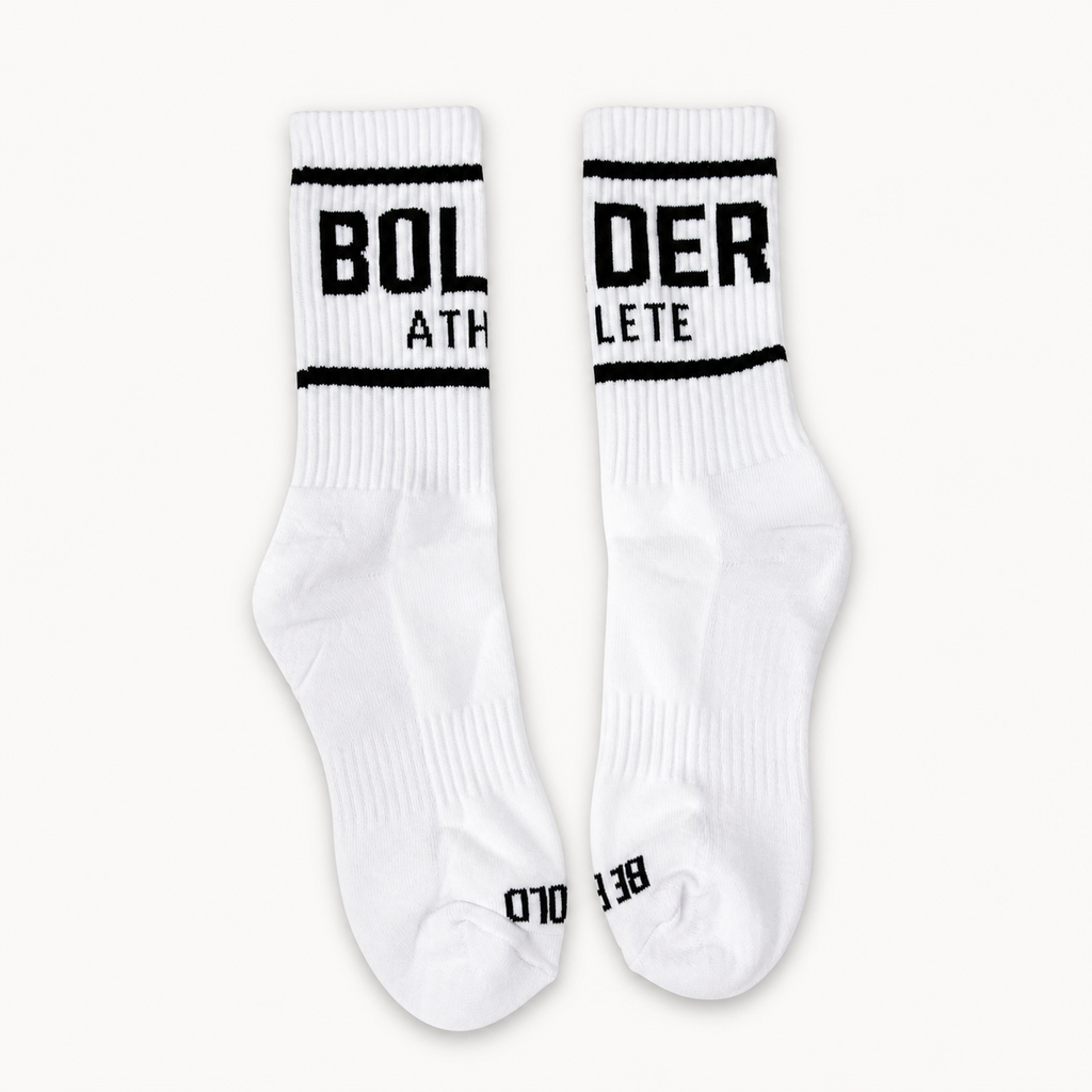 White Bolder Athlete socks product photo